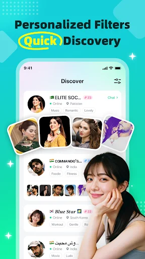 ดาวน์โหลด InParty – Group Voice Chat ล่าสุด – แชทเสียงและปาร์ตี้ฟรี - Screenshot 5