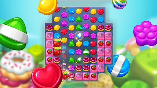 ดาวน์โหลด Lollipop: Sweet Taste Match 3 ล่าสุด – เกมเรียงลูกกวาดฟรี - Screenshot 1