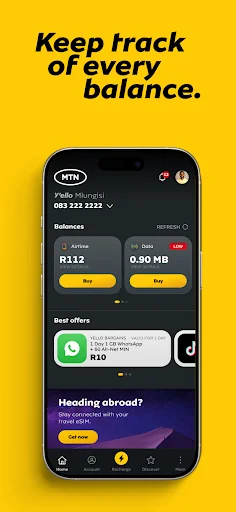 ดาวน์โหลด MTN App ZA เวอร์ชันล่าสุด – จัดการบริการมือถือครบวงจร - Screenshot 8
