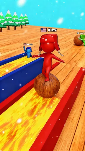 ดาวน์โหลด Snow Race 3D™ ล่าสุด – เกมแข่งรถหิมะสุดมันส์ฟรี - Screenshot 2