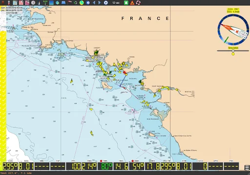 ดาวน์โหลด qtVlm Navigation and Routing ล่าสุด – แอปวางแผนเส้นทางเรือใบมืออาชีพ - Screenshot 15