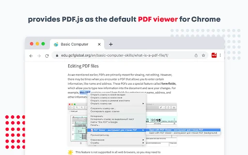 ดาวน์โหลด PDF Viewer ล่าสุด – เปิดและแก้ไขไฟล์ PDF ฟรีบน Chrome - Screenshot 1