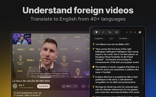 Eightify: สรุป YouTube ด้วย AI ใน 5 วินาที – ตัวช่วยเพิ่มประสิทธิภาพ - Screenshot 4