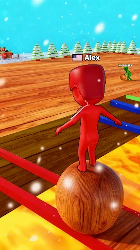 ดาวน์โหลด Snow Race 3D™ ล่าสุด – เกมแข่งรถหิมะสุดมันส์ฟรี - Screenshot 1
