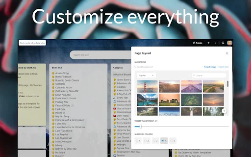 ดาวน์โหลด New tab page by start.me ฟรี – จัดระเบียบหน้าแท็บใหม่ให้เป็นแดชบอร์ดส่วนตัว - Screenshot 3