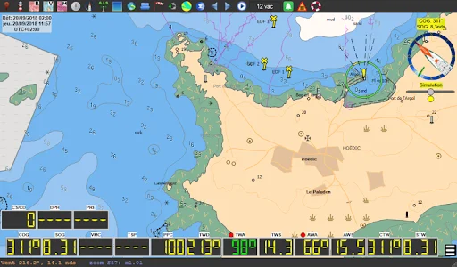 ดาวน์โหลด qtVlm Navigation and Routing ล่าสุด – แอปวางแผนเส้นทางเรือใบมืออาชีพ - Screenshot 11
