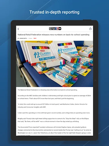 ดาวน์โหลด KTXS News ล่าสุด – ติดตามข่าวสาร อบิลีน เท็กซัส ฟรี - Screenshot 8