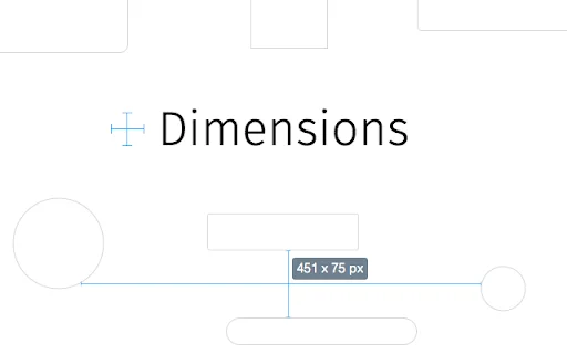 ดาวน์โหลด Dimensions ล่าสุด – เครื่องมือวัดขนาดหน้าเว็บสำหรับนักพัฒนา - Screenshot 1