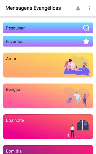 ดาวน์โหลด Mensagens Evangélicas ล่าสุด – คำคมพระคัมภีร์ฟรี - Screenshot 8
