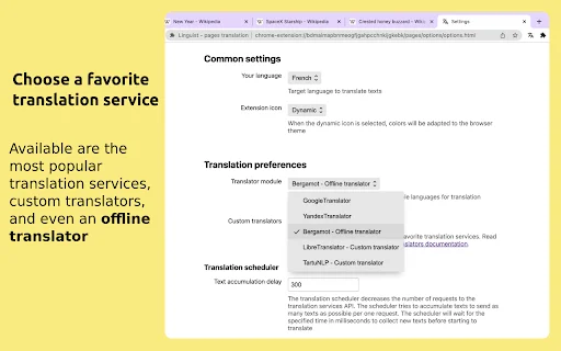 ดาวน์โหลด Linguist – ส่วนขยายแปลภาษาบนเว็บที่ดีที่สุด แปลไว รองรับ 130+ ภาษา - Screenshot 4
