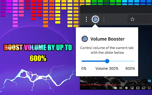 Volume Booster: เพิ่มระดับเสียง Chrome ให้ดังสะใจ ใช้งานฟรีง่ายๆ - Screenshot 1