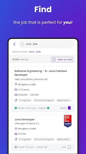 ดาวน์โหลด foundit Job Search ล่าสุด – แอปหางานที่ดีที่สุดฟรี - Screenshot 2