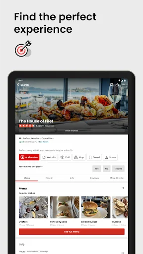 ดาวน์โหลด Yelp เวอร์ชันล่าสุด – ค้นหาร้านอาหารและรีวิวที่ดีที่สุดฟรี - Screenshot 13