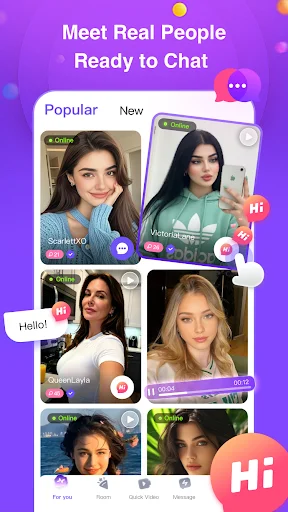ดาวน์โหลด Chami – Chat & Video Call ล่าสุด – แชทและวิดีโอคอลฟรี - Screenshot 1
