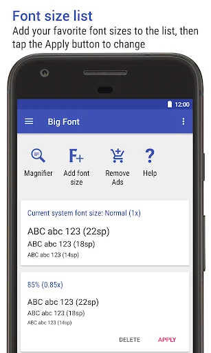 ดาวน์โหลด Big Font ล่าสุด – ปรับขนาดตัวอักษรให้ใหญ่ขึ้น ง่ายต่อการอ่านฟรี - Screenshot 5