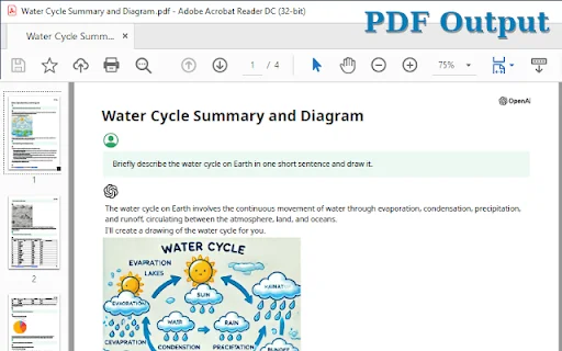 ดาวน์โหลด ChatGPT to PDF by PDFCrowd ฟรี – บันทึกแชทเป็น PDF ง่ายๆ - Screenshot 2