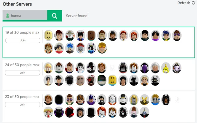 ดาวน์โหลด SearchBlox ล่าสุด – ค้นหาเซิร์ฟเวอร์ Roblox ได้ง่ายและรวดเร็ว - Screenshot 2
