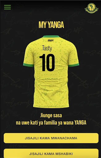 ดาวน์โหลด Yanga SC ล่าสุด – แอปเชียร์บอล Young Africans ฟรี - Screenshot 7