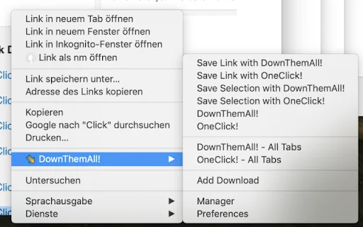 ดาวน์โหลด DownThemAll! ล่าสุด – จัดการดาวน์โหลดไฟล์จำนวนมากได้ฟรี - Screenshot 5