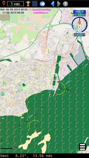 ดาวน์โหลด qtVlm Navigation and Routing ล่าสุด – แอปวางแผนเส้นทางเรือใบมืออาชีพ - Screenshot 6