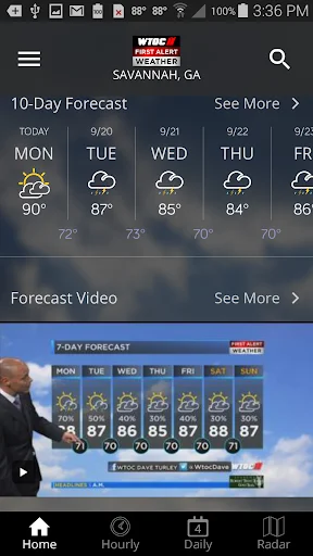 ดาวน์โหลด WTOC First Alert Radar ล่าสุด – พยากรณ์อากาศแม่นยำฟรี - Screenshot 5