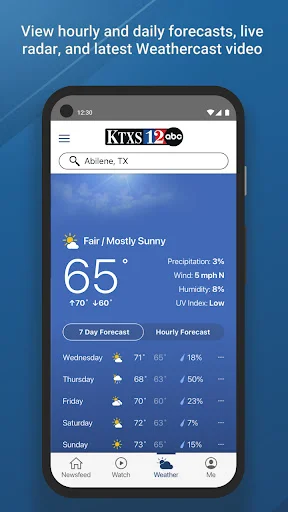 ดาวน์โหลด KTXS News ล่าสุด – ติดตามข่าวสาร อบิลีน เท็กซัส ฟรี - Screenshot 3