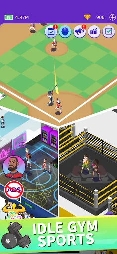 ดาวน์โหลด Idle GYM Sports ล่าสุด – เกมบริหารยิมสุดสนุก เล่นฟรี - Screenshot 4