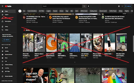 ดาวน์โหลด No YouTube Shorts ล่าสุด – ปิดกั้นวิดีโอ Shorts กวนใจฟรี - Screenshot 1