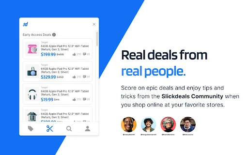 ดาวน์โหลด Slickdeals ส่วนขยายช่วยประหยัดเงิน – ค้นหาคูปองส่วนลดอัตโนมัติ - Screenshot 2