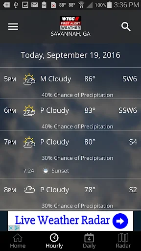 ดาวน์โหลด WTOC First Alert Radar ล่าสุด – พยากรณ์อากาศแม่นยำฟรี - Screenshot 2